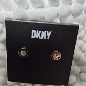DKNY Goldtone stud Earrings